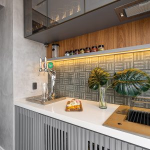 Ladrilho Vodevil Norvins Grafito 20x20cm - Imagem 4