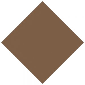 Ladrilho Vodevil Taco Dome Marrom 4x4cm