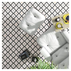 Ladrilho Vodevil Ladakhi Grafito 20x20cm - Imagem 3