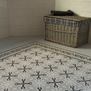 Ladrilho 1900 Gibert 3 Gris 20x20cm - Imagem 4