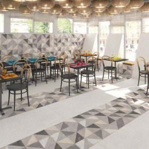 Ladrilho Vodevil Patchwork Tirol Gris 20x20cm - Imagem 3