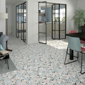 Ladrilho Vodevil Patchwork Brenta Multicolors 20x20cm - Imagem 3