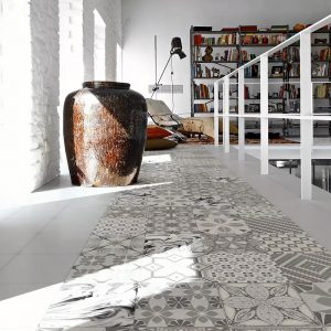 Ladrilho 1900 Patchwork Tassel Grafito 20x20cm - Imagem 6