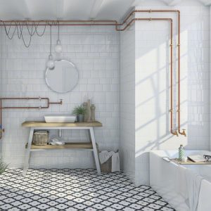 Ladrilho Vodevil Ladakhi Grafito 20x20cm - Imagem 4