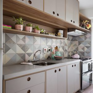 Ladrilho Vodevil Patchwork Cestio Multicolor 20x20cm - Imagem 3