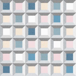 Ladrilho Vodevil Patchwork Argileto Multicolor 20x20cm - Imagem 3