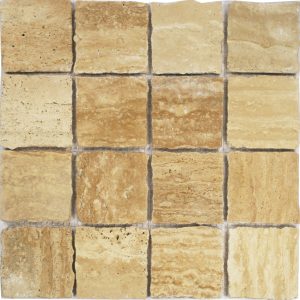 Bandeira Travertine Beige Polished 7x7cm