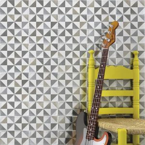 Azulejo Patchwork Thai Pardo Multicolor 10x20cm - Imagem 3