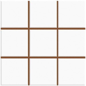 Ladrilho Facade White Acetinado 20,3x20,3cm