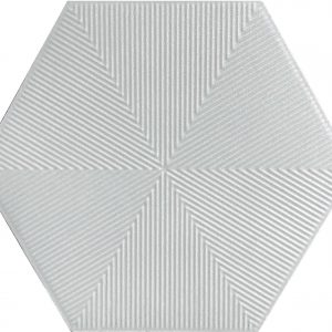 Revestimento Cerâmico Hexagon Linee Bianco Brilhante 20x23cm