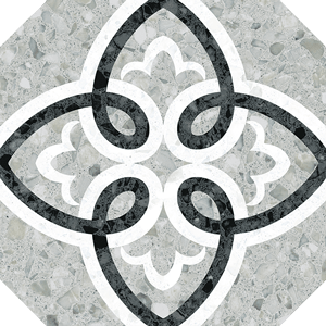 Cerâmica Vives Octógono Garde Gris 20x20cm