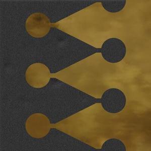 Azulejo Vives Blason Grafito Oro 20x20cm