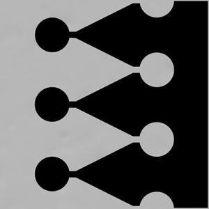 Azulejo Vives Blason Gris Negro 20x20cm