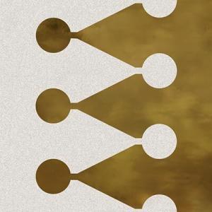 Azulejo Vives Blason Nacar Oro 20x20cm