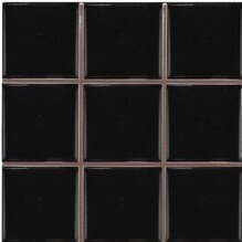 Ladrilho Facade Black Acetinado 20,3x20,3cm