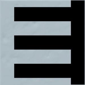 Azulejo Vives Tiara Celeste Negro 20x20cm